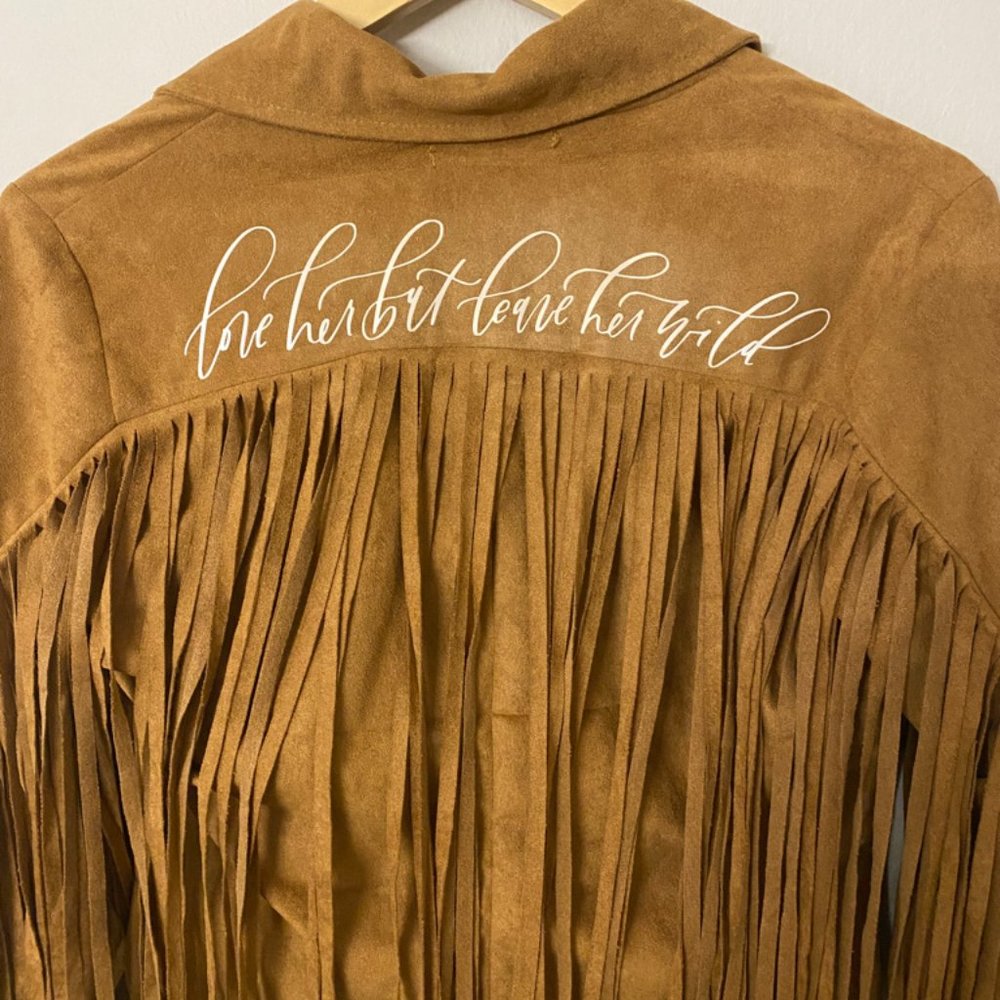 Fringe Jacket Customized by @theveronicascripts